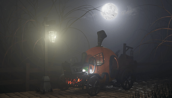 Blender 2.9 3D Model &amp; Render a Stylized Halloween Scene