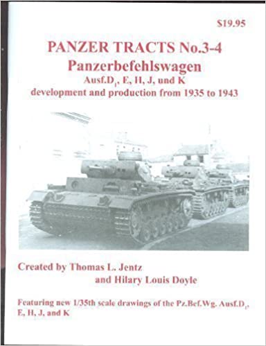 Panzer Tracts 3 4   Panzerbefehlswagen Ausf.D1, E, H, J, und K development and production from 1935