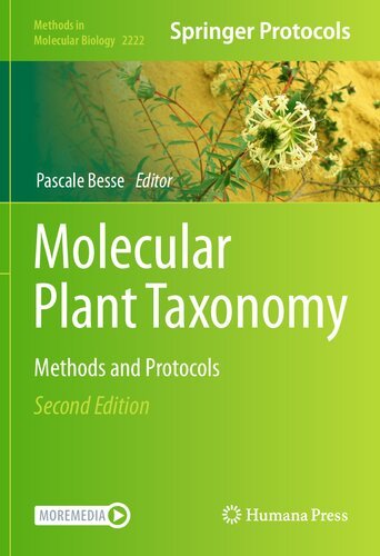 Molecular Plant Taxonomy: Methods and Protocols, 2nd edition