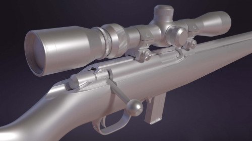 Hard Surface Gun Modeling in Blender