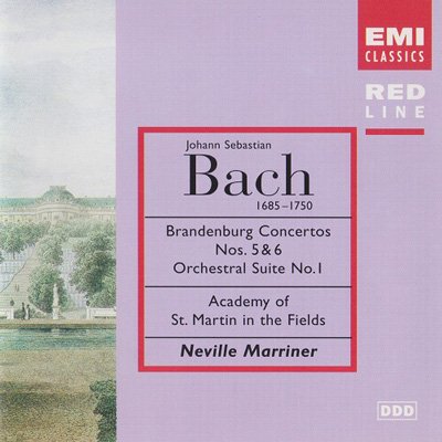 Neville Marriner  – Bach: Brandenburg Concertos Nos. 5 &amp; 6; Orchestral Suite No. 1 (1997) FLAC