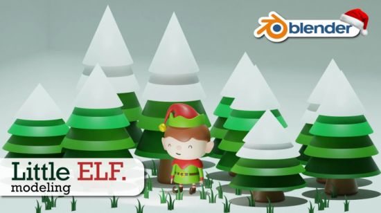 Creating A Cute 3D Little Elf Using Blender
