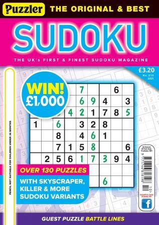 Puzzler Sudoku - Issue 210, 2020