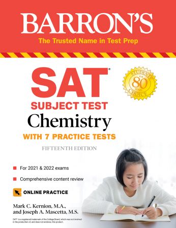 SAT Subject Test Chemistry: with 7 Practice Tests (Barron's SAT)
