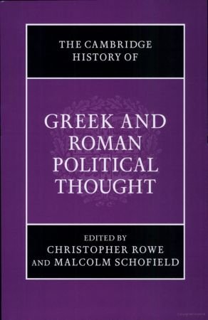 The Cambridge History of Greek and Roman Political Thought