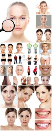 Beauty and skin care stock photo