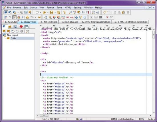 PSPad Editor 5.0.4 Build 540 Multilingual