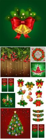 New Year and Christmas illustrations in vector №51