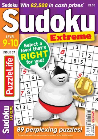 PuzzleLife Sudoku Extreme   Issue 57, 2020