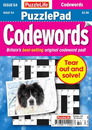 PuzzleLife PuzzlePad Codewords   Issue 54, 2020