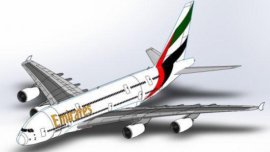 SOLIDWORKS Airbus A380 SOLIDWORKS Airbus A380