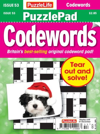 PuzzleLife PuzzlePad Codewords - Issue 53, 2020