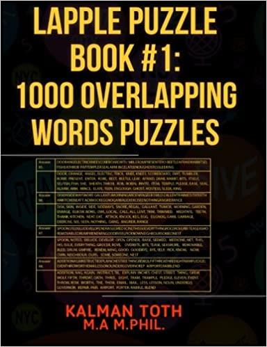 Lapple Puzzle Book #1: 1000 Overlapping Words Puzzles