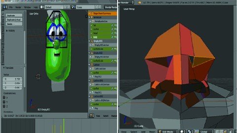Blender Modelling and Animation Project workshop masterclass