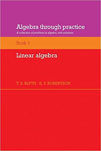 Algebra Through Practice: Volume 4, Linear Algebra (A Collection of Problems in Algebra with Solutions)