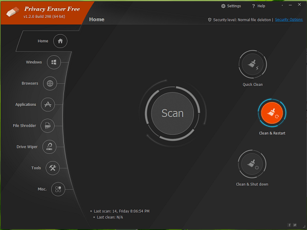 Privacy Eraser Free 5.7 Build 3785 Multilingual