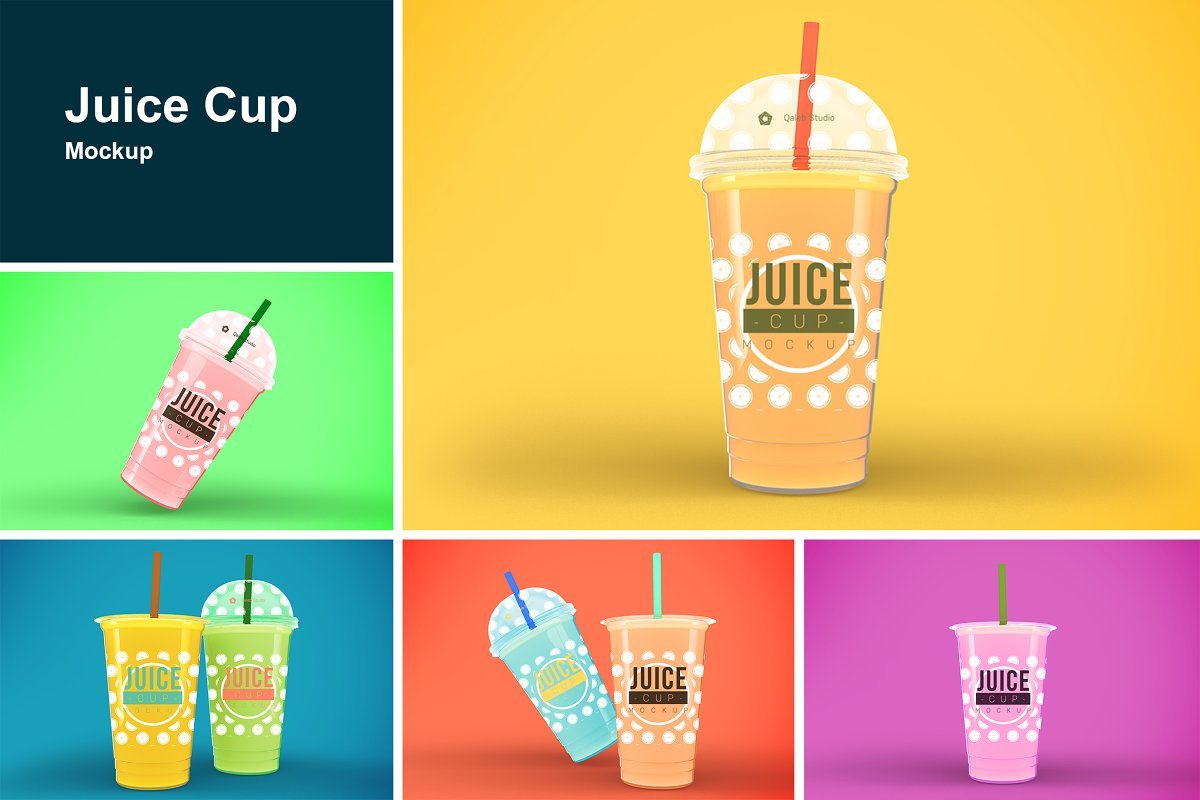 Download Download CreativeMarket - Juice Cups Mockup 5787213 ...