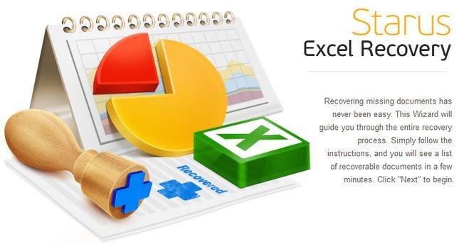 instal Starus Excel Recovery 4.6