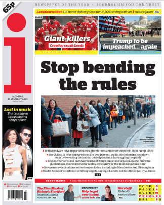 The i Newspaper - 11 January 2021