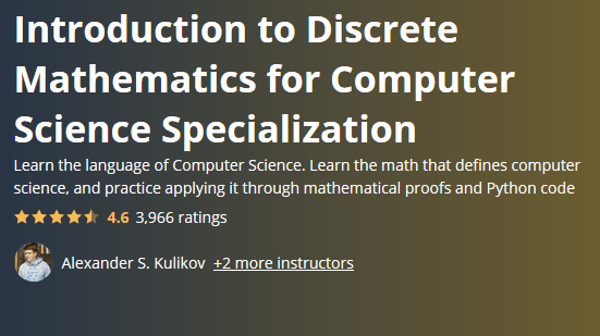 cousera - Introduction to Discrete Mathematics for Computer Science Specialization