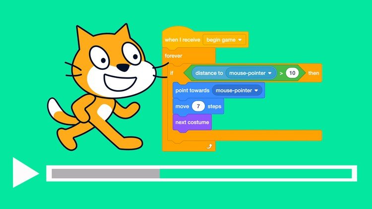 Download Scratch games coding for kids - Action game essentials