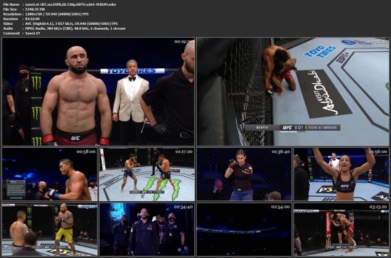 UFC on ESPN 20 720p HDTV x264-VERUM Main Card