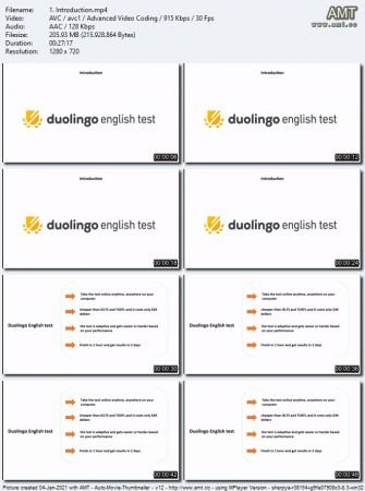 duolingo free english test