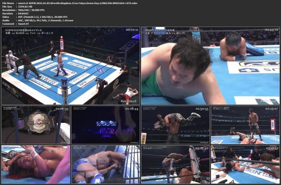 NJPW 2021 01 05 Wrestle Kingdom 15 in Tokyo Dome Day 2 WEB h264-LATE