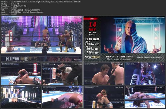 NJPW 2021 01 04 Wrestle Kingdom 15 in Tokyo Dome Day 1 WEB h264-LATE