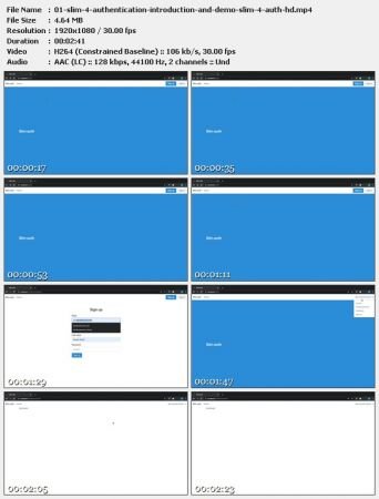 Codecourse - Slim 4 Authentication