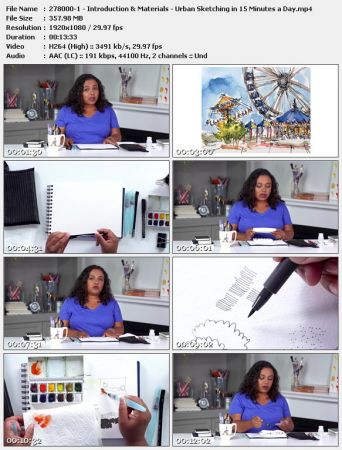 Urban Sketching in 15 Minutes a Day