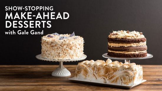 Show-Stopping Make-Ahead Desserts