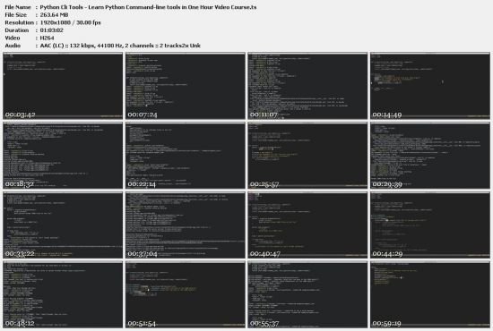 Learn Python Command-line tools in One Hour Video Course
