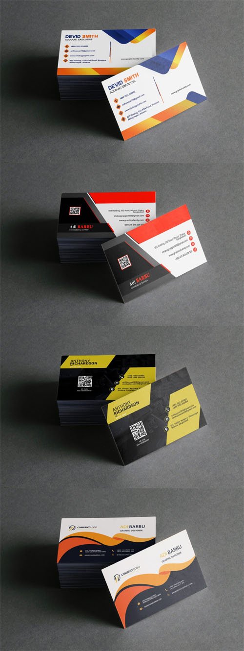 Business Card Photoshop PSD Mockup Template