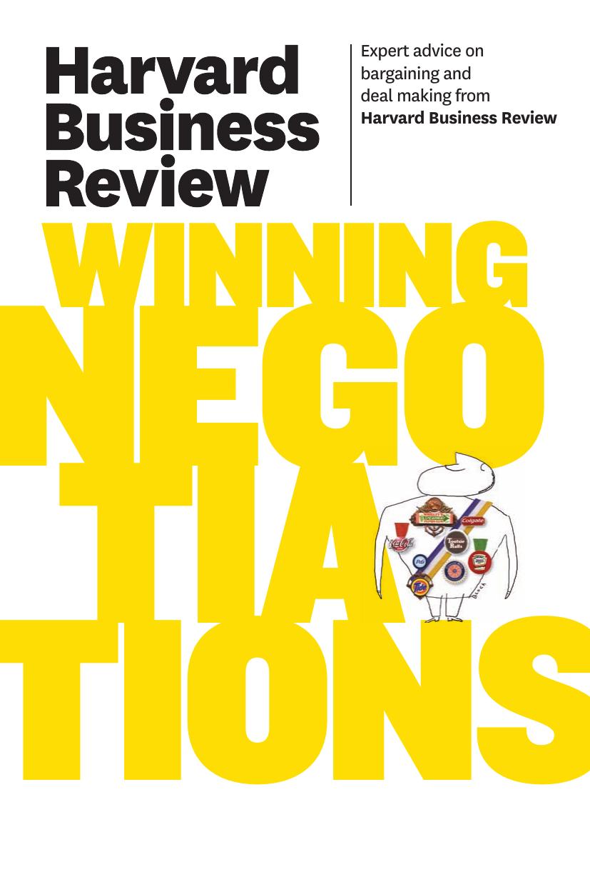 negotiation research harvard business review