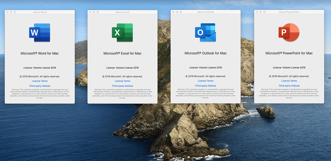 msoffice 2019 for mac