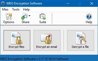 NCH MEO Encryption Software Plus 2.17