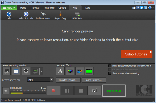 nch video capture software review
