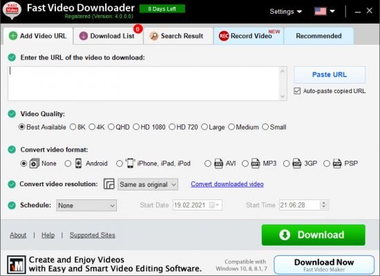 Fast Video Downloader 4.0.0.81 Multilingual