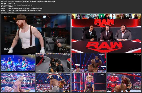 WWE Monday Night Raw 2021 02 01 720p HDTV x264-NWCHD