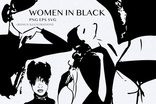 Black women silhouettes - 5929320