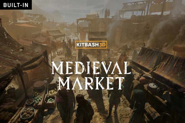 Kitbash3D - Props Medieval Market (HDRP + BuiltIn)