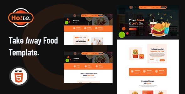DesignOptimal ThemeForest Hotte v1 0 Take Away Food HTML5 Template 29707431