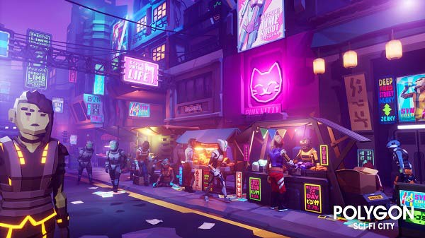 Unreal Engine - POLYGON - Sci-Fi City