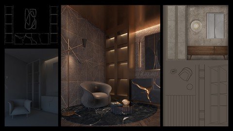 Design Bundle: AutoCAD, SketchUp, Photoshop, 3ds Max &amp; V-Ray