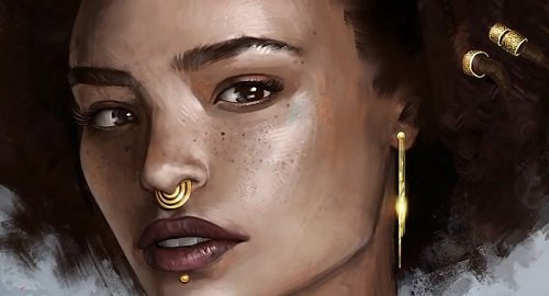 Painting Beautiful Skin and Eye Details