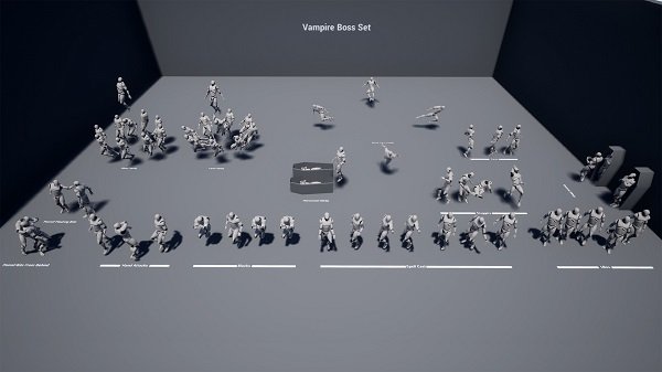 Unreal Engine - Vampire Boss Set in Animation