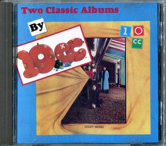 10cc - Two Classic Albums: '10cc' (1973) &amp; 'Sheet Music' (1974) 2LP on 1CD, Remastered By Steve Hoffman, 1990