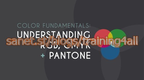 Color Fundamentals: Understanding RGB, CMYK + Pantone