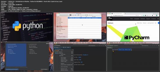 Python for BEGINNERS - March 2021 ( Quick &amp; Easy )